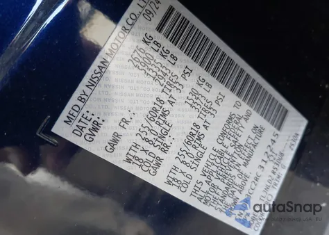 2024 Nissan Pathfinder Sl from USA, damaged, VIN 5N1DR3CC2RC312245